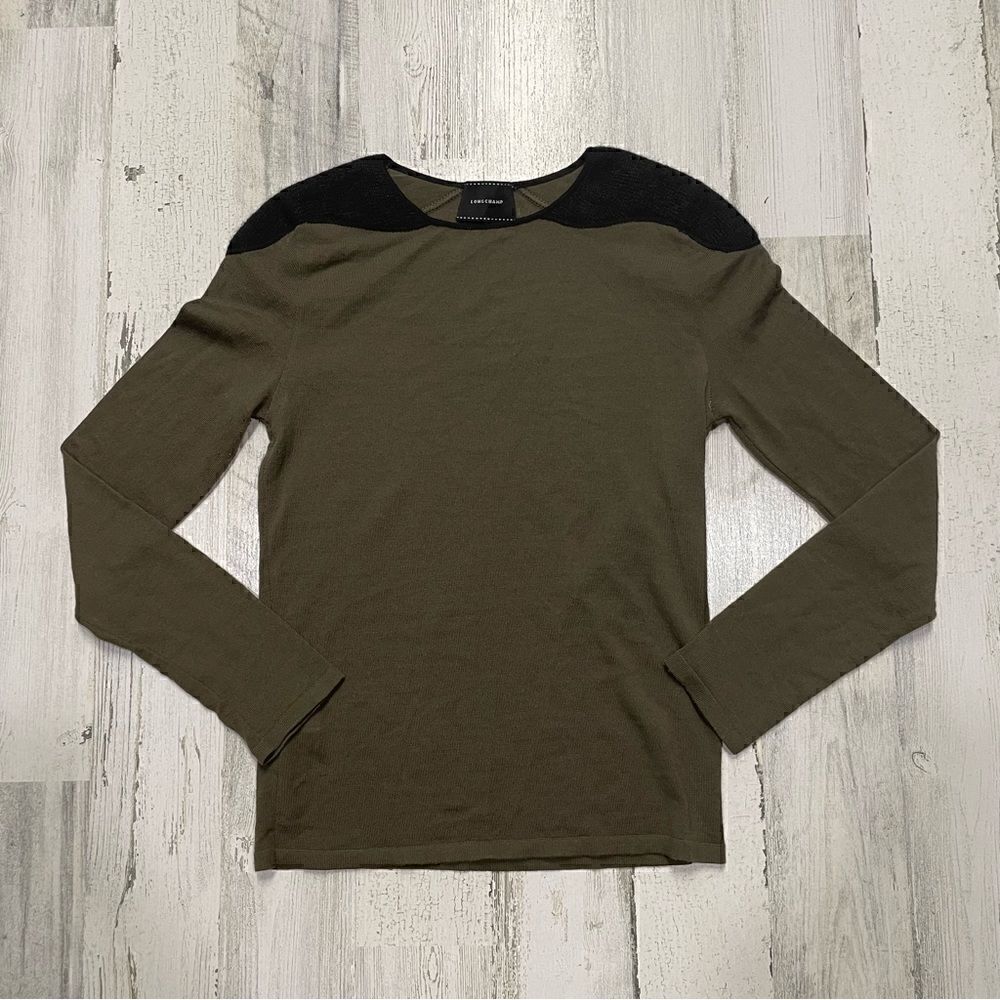 Longchamp Mohair Wool Blend Sweater